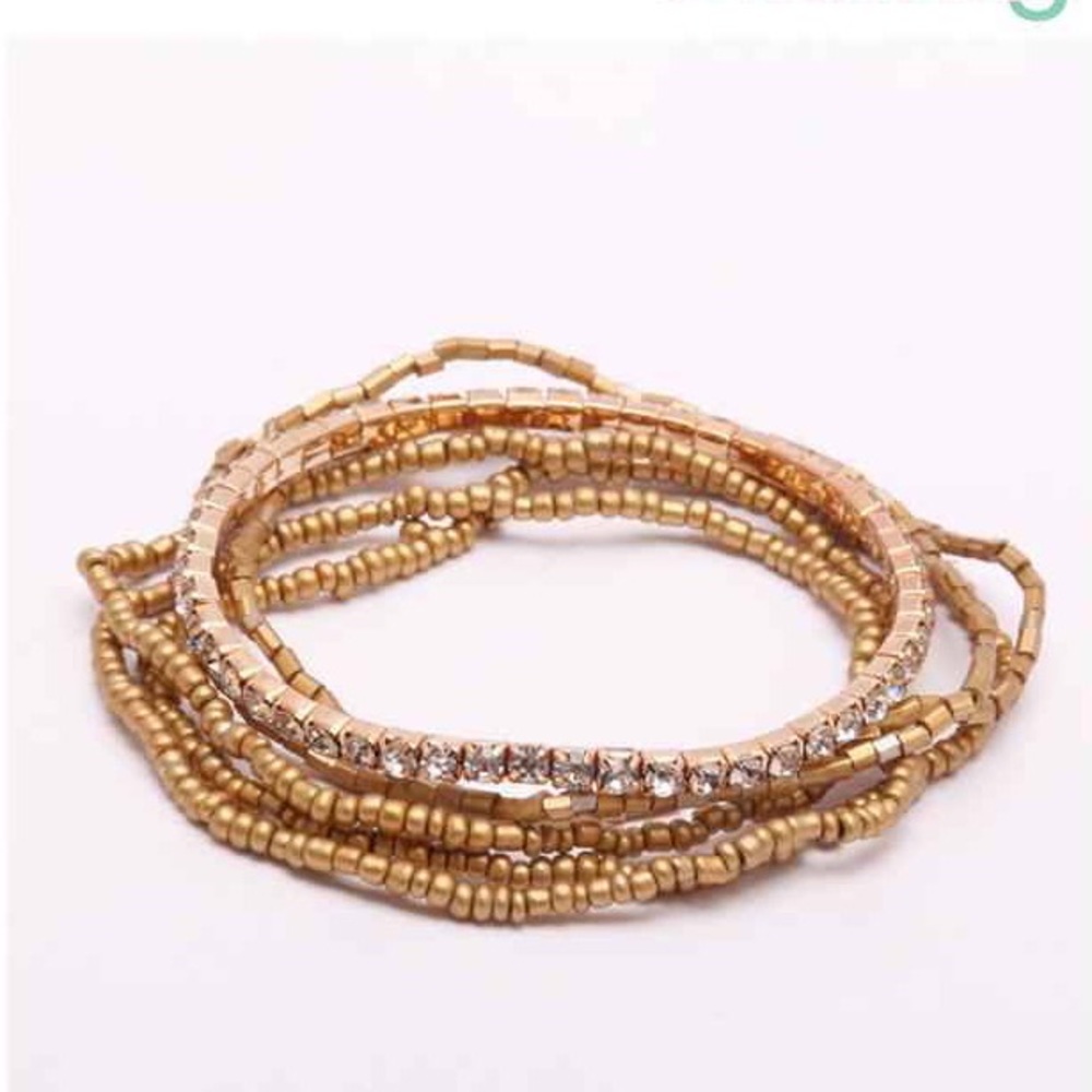 Bead stretch bracelet
